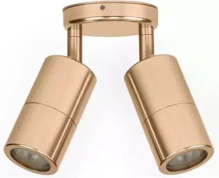 Потолочный точечный светильник Havit Lighting "TIVAH", на лампочки 2 x GU10, макс. 35 Вт, доставка без лампочек 6 см, Высота: 17,5 см, цвет goldfarben