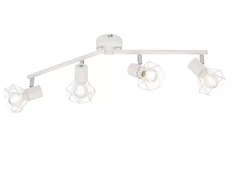 Потолочный точечный светильник MeineWunschleuchte Wei 4 Spots schwenkbar, белый