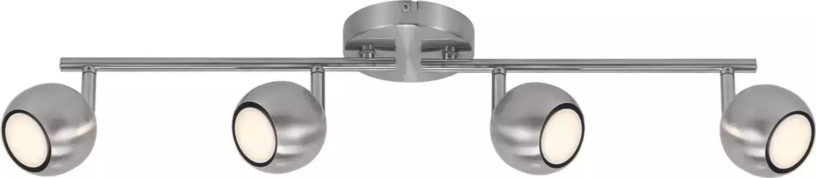 Потолочный точечный светильник Nordlux "Чикаго", 4 лампочки, лампа GU10 | Лампы можно менять без лампочек, потолочный светильник Высота: 16,8 см, цвет silberfarben