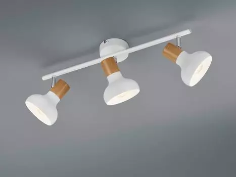 Потолочный точечный светильник под дерево белый 47см Reality Leuchten