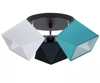 Потолочный точечный светильник потолочный WESCTU-PR3030SC белый черный бирюзовый alfalux