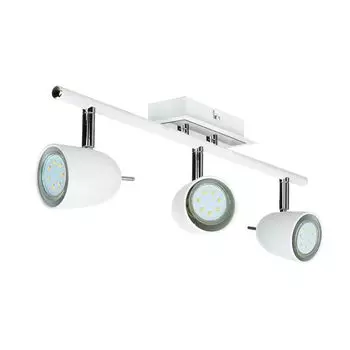 Потолочный точечный светильник ретро "Оливия" белый металл 3-ламповый потолочный светильник гостиная спальня прихожая Licht-Erlebnisse