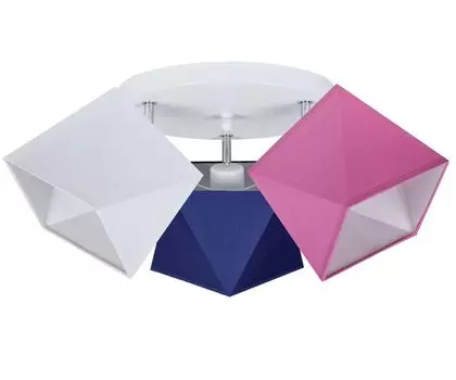 Потолочный точечный светильник WEBLRO-PR3030WE белый синий розовый alfalux, мультиколор