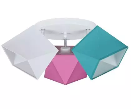 Потолочный точечный светильник WEROTU-PR3030WE белый розовый бирюзовый alfalux