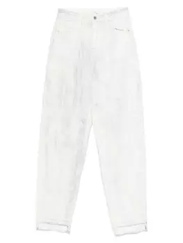 Потрескавшиеся джинсы бойфренда Halfboy, белый