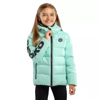 POV-G Siroko куртка для девочек с водонепроницаемым стеганым принтом, зеленый