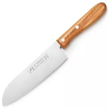 Поварской нож Santoku Solingen H.Herder Tukan 29см ручной курок "оливковое дерево" EL.Herder KG