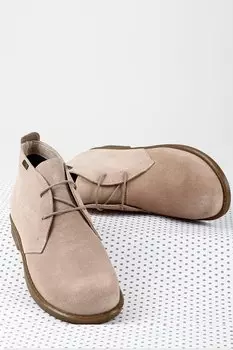 POWDER PINK Женские повседневные ботинки Lord Mold из натуральной кожи с широким носком и резиновой подошвой на шнуровке 51423 GNDER(R)