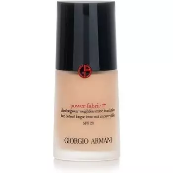 Power Fabric Ultra Longwear Weightless Matte Foundation 3 SPF 20 30 мл 1 унция Giorgio Armani