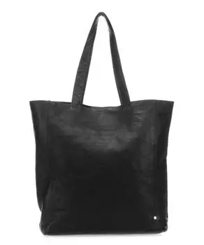 Power Field Utility Modern Шоппер из мягкой яловой кожи Depeche, черный