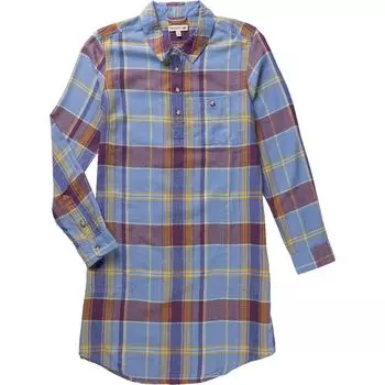 Повер-платье с длинным рукавом Re-Form Toad&Co, цвет wild ginger lg plaid