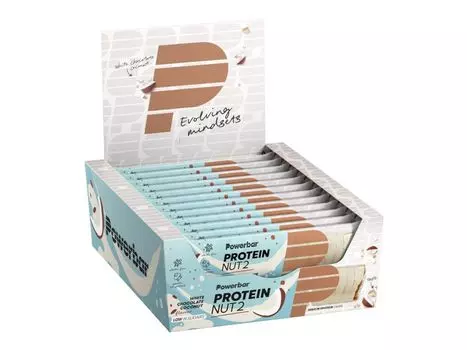 Powerbar Protein Nut2 Белый шоколад и кокос 12x (2x22,5 г)