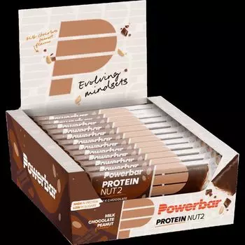 Powerbar Protein Nut2 Молочный шоколад с арахисом 12x (2x22,5 г)