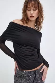 Повернуть блузку Rotate, черный