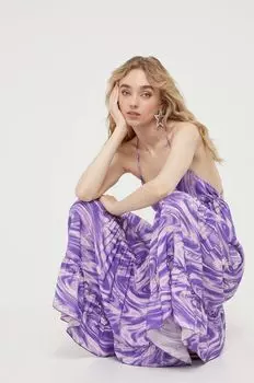 Повернуть платье Rotate, фиолетовый