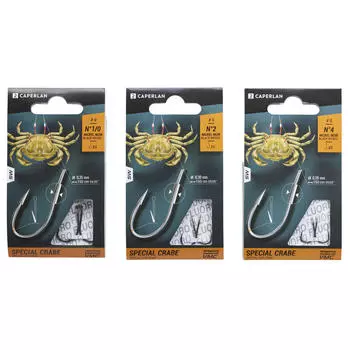 Поводковый крючок с двойной челкой для ловли форели SN Hook CAPERLAN