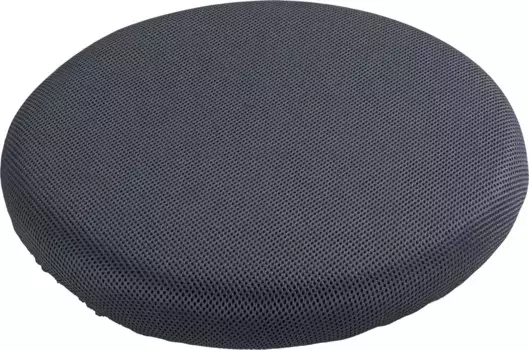 Поворотная подушка Maximex "Ортопедическая вращающаяся подушка Visco, 360°", нагрузка до 150 кг 42х5х42 см, черный