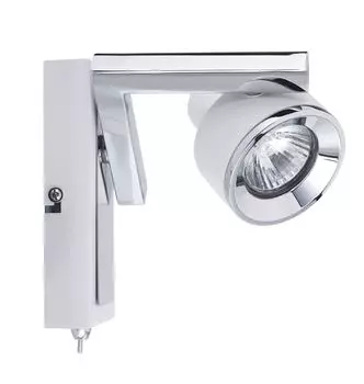 Поворотный светильник Paulmann Spotlight 1x40W GU10 Белый Хром 230В Metal5017