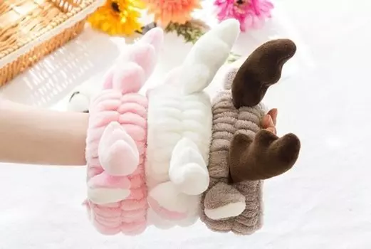 Повязка для волос – белая Megboss