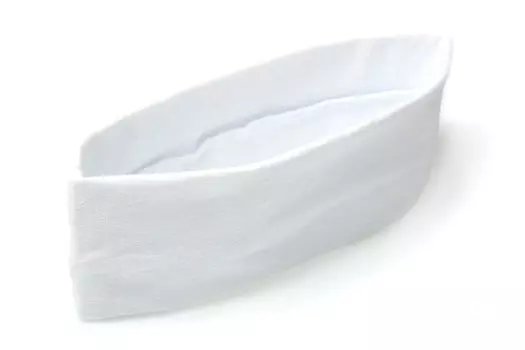 Повязка для волос из ткани, белая Jubileo
