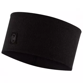 Повязка на голову Buff Merino Wide Headband, цвет Solid Black