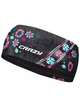 Повязка на голову Crazy Mandala, антрацит