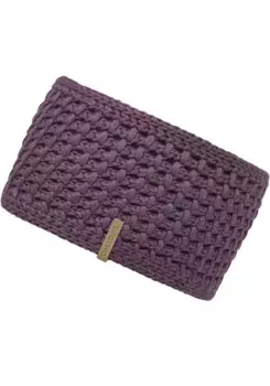 Повязка на голову для отдыха "Cleo Headband", эффектный вязаный узор, на подкладке Chillouts, цвет Plum