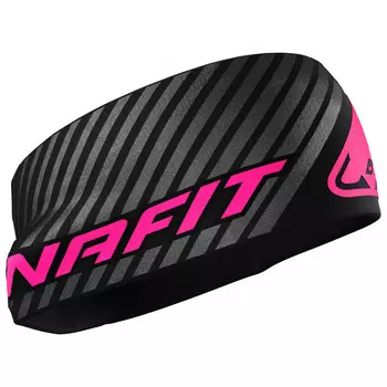 Повязка на голову Dynafit Alpine Reflective Headband, цвет Black Out Pink Glo