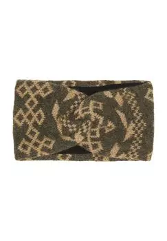 Повязка на голову, из шерсти, с рисунком, для женщин UNMADE COPENHAGEN, зеленый