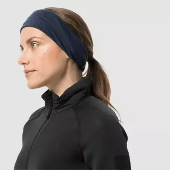 Повязка на голову Jack Wolfskin Merino, синий