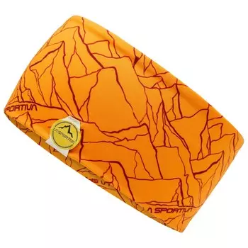 Повязка на голову La Sportiva Mountain Headband, цвет Papaya/Sangria