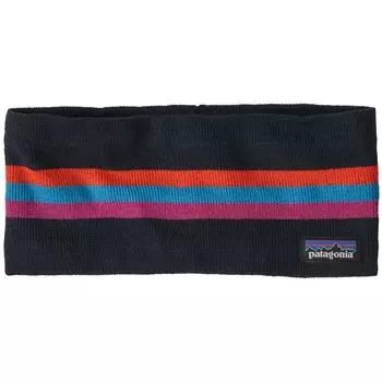 Повязка Patagonia Powder Town, черный / голубой / красный
