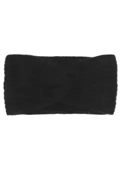 Повязка на голову с двумя сердечками из кашемира Zwillingsherz, черный