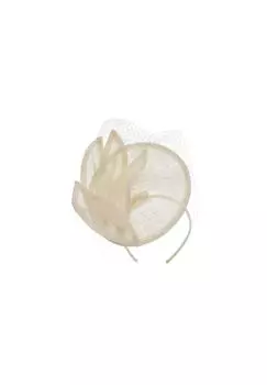 Повязка Sinamay с вуалью 55240-0 SEEBERGER, цвет Ivory One Size