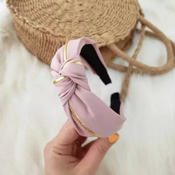 Повязка-тюрбан из плотной ткани, позолоченная O219R Kemer