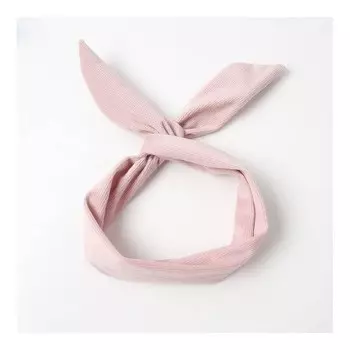 Повязка-тюрбан из розовой ткани O322 Kemer