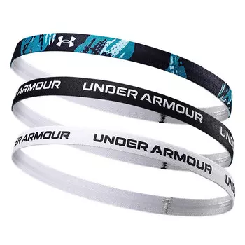 Повязка Under Armour, цвет Blue, black and white + drawstring bag