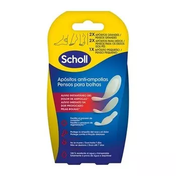 Повязки против волдырей, блистерная упаковка из 5 единиц Scholl