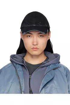 Повреждённая джинсовая кепка Fffpostalservice, черный