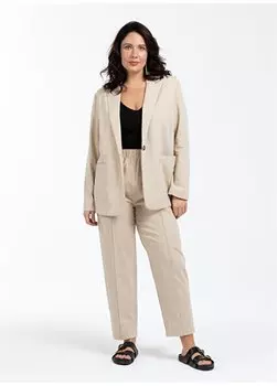 Повседневная бежевая женская куртка FALLON Luokk, бежевый