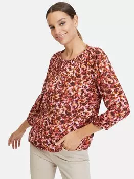 Повседневная блузка Cartoon, красный