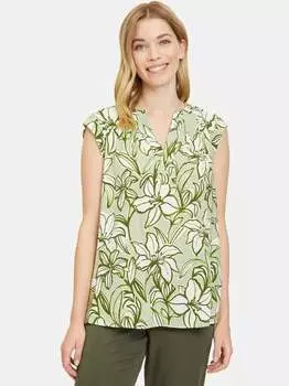 Повседневная блузка Cartoon, зеленый