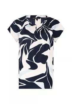 Повседневная блузка с узором BETTY BARCLAY, темно-синий