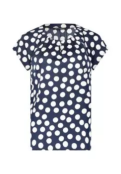 Повседневная блузка с узором BETTY BARCLAY, темно-синий
