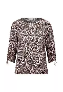 Повседневная блузка с узором CARTOON, черный