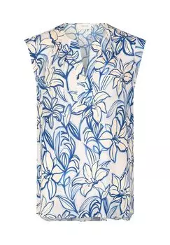 Повседневная блузка с узором CARTOON, цвет Light Blue Blue