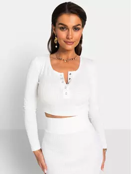 Повседневная блузка Selfieroom, белый