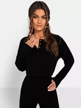 Повседневная блузка Selfieroom, черный
