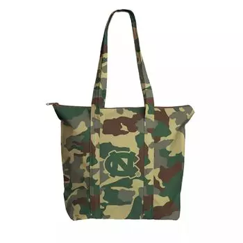 Повседневная большая сумка с камуфляжным принтом North Carolina Tar Heels