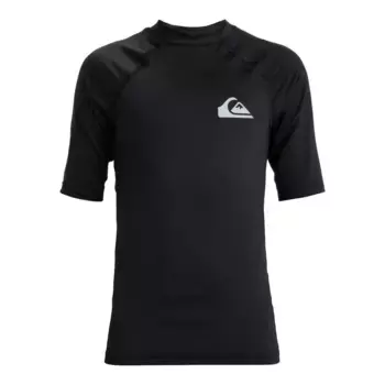 Повседневная детская футболка Quiksilver, чёрный